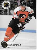1993 Leaf Hat Trick Artists #7 Eric Lindros