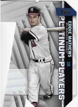 2021 Topps Update Platinum Players Die-Cuts #PDC-54 Eddie Mathews