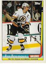 1991 Topps Team Scoring Leaders #19 Ray Bourque