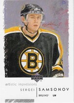 2002 Upper Deck Artistic Impressions #8 Sergei Samsonov