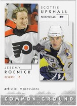 2002 Upper Deck Artistic Impressions Common Ground #CG17 Jeremy Roenick|Scottie Upshall