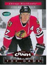 1994 Parkhurst You Crash the Game Red #C5 Jeremy Roenick