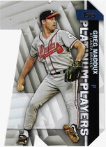 2021 Topps Platinum Players Die-Cuts Series 2 #PDC-48 Greg Maddux