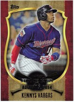 2015 Topps Update First Home Run Gold #FHR-26 Kennys Vargas