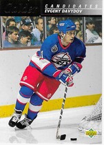 1992 Upper Deck Calder Candidates #CC19 Evgeny Davydov