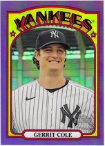 2021 Topps Heritage Chrome Hot Box Refractor #249 Gerrit Cole