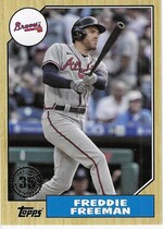 2022 Topps 1987 Topps 35th Anniversary #T87-53 Freddie Freeman