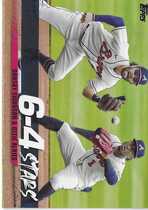 2022 Topps Turnin Two #TT-5 Dansby Swanson|Ozzie Albies