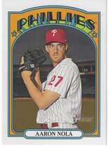2021 Topps Heritage 1972 Topps Box Toppers #OB-AN Aaron Nola