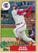 2022 Topps Oversized 1987 Topps Future Stars #87FS-1 Alec Bohm