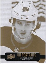 2021 Upper Deck UD Portraits #P-8 Jack Hughes