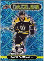 2021 Upper Deck Dazzlers Blue #DZ-5 David Pastrnak