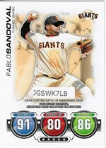 2010 Topps Attax Code Cards Series 1 #23 Pablo Sandoval