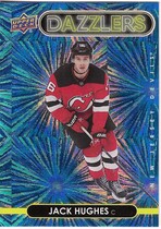 2021 Upper Deck Dazzlers Blue #DZ-28 Jack Hughes