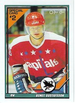 1991 O-Pee-Chee OPC Inserts #2S Bengt Gustafsson