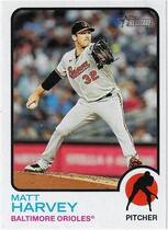 2022 Topps Heritage #443 Matt Harvey