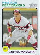 2022 Topps Heritage New Age Performers #NAP-25 Andrew Vaughn