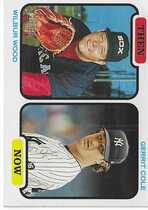 2022 Topps Heritage Then and Now #TAN-WC Gerrit Cole|Wilbur Wood