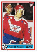 1990 7th Inning Sketch WHL #134 Kevin St.Jacques