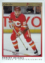 1990 O-Pee-Chee OPC Premier #95 Robert Reichel