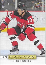 2019 Upper Deck UD Canvas #C36 Nico Hischier