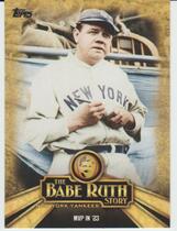 2015 Topps The Babe Ruth Story #BR-7 Mvp In 23 New York Yankees