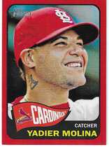 2014 Topps Heritage Target Red Border #491 Yadier Molina