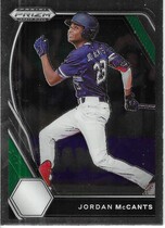 2021 Panini Prizm Draft Picks #PDP88 Jordan Mccants