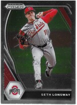 2021 Panini Prizm Draft Picks #PDP176 Seth Lonsway
