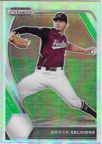 2021 Panini Prizm Draft Picks Silver Prizm #PDP92 Brock Selvidge