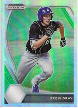 2021 Panini Prizm Draft Picks Silver Prizm #PDP93 Drew Gray