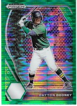 2021 Panini Prizm Draft Picks Green Pulsar Prizm #PDP169 Dayton Dooney