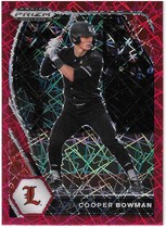 2021 Panini Prizm Draft Picks Red Velocity Prizm #PDP122 Cooper Bowman