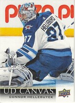2018 Upper Deck UD Canvas Series 2 #C209 Connor Hellebuyck