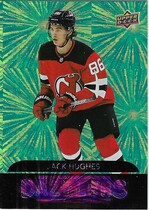 2020 Upper Deck Dazzlers Green Series 2 #DZ-78 Jack Hughes