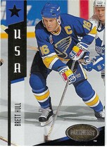 1993 Parkhurst Canada/USA Gold #G4 Brett Hull