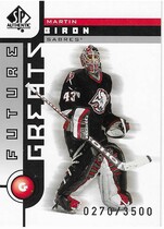 2001 SP Authentic #126 Martin Biron