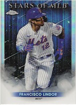 2022 Topps Chrome Stars of MLB Series 2 #SMLBC-31 Francisco Lindor