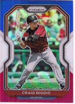 2021 Panini Prizm Red White & Blue Prizm #10 Craig Biggio