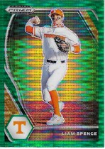 2021 Panini Prizm Draft Picks Green Pulsar Prizm #PDP154 Liam Spence