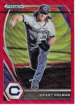 2021 Panini Prizm Draft Picks Red Wave Prizm #PDP188 Grant Holman