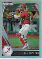 2021 Panini Prizm Draft Picks Silver Prizm #PDP179 Sam Praytor