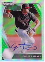 2021 Panini Prizm Draft Picks Base Autos Silver Prizm #PDP34 Cooper Kinney