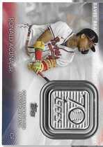 2021 Topps Update 70th Anniversary Manufactured Logo Patch #T70P-RA Ronald Acuna Jr.