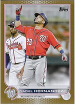 2022 Topps Update Gold #US293 Yadiel Hernandez