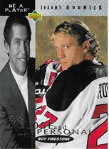 1994 Upper Deck Be A Player Up Close and Personal #6 Jeremy Roenick