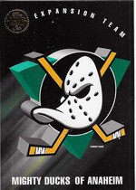 1993 Leaf Base Set #200 Anaheim Mighty Duck