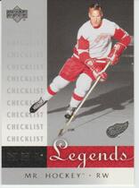 2001 Upper Deck Legends #99 Gordie Howe