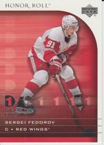 2001 Upper Deck Honor Roll Defense First #DF4 Sergei Fedorov