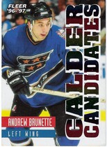 1996 Fleer Calder Candidates #1 Andrew Brunette